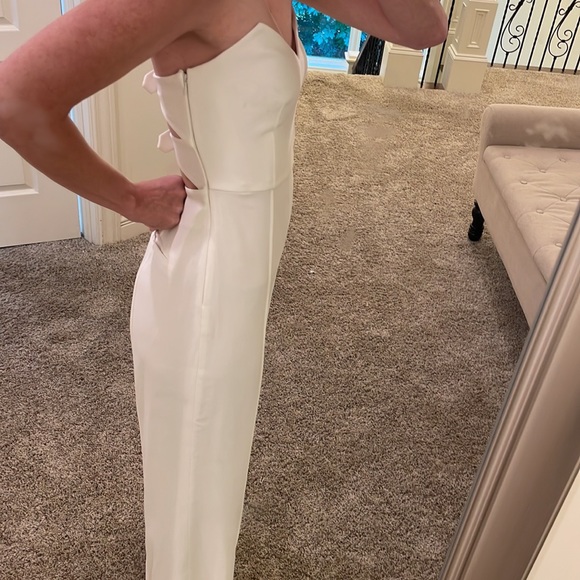 NWOT Reiss White Bea Buckle Detail Jumpsuit size 4 - Picture 6 of 12